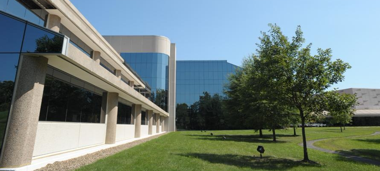 Exterior of the Criminal Justice Information Services Division building in West Virginia.