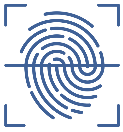 Fingerprints and Other Biometrics Icon