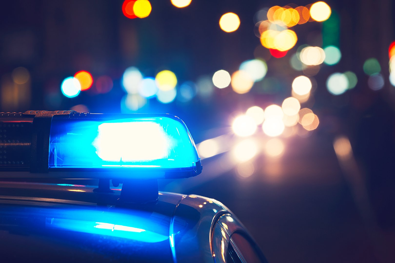 Police Car Lights (Stock Image)