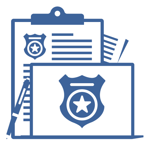 Security Clearances for Law Enforcement Icon